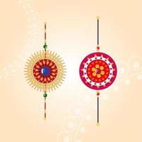 raksha bandhan veelkleurige mandala bloemen polsbandjes vector design