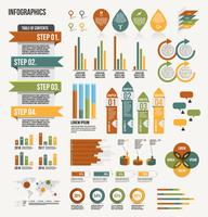 Infographics elementen vector