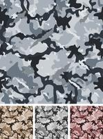 Naadloze complexe militaire nachtcamouflage vector