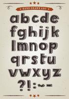 Hand getrokken alfabet Set vector
