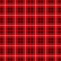 rood en wit plaid geruit achtergrond. naadloos patroon. vector