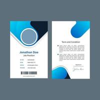 sjabloon voor abstracte id-banner vector