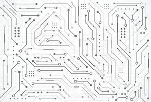 abstracte digitale achtergrond met technologie printplaat textuur. elektronische moederbord illustratie. communicatie- en engineeringconcept. vector illustratie