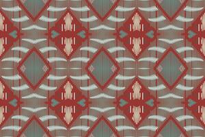 ikat naadloos patroon borduurwerk achtergrond. ikat bloem meetkundig etnisch oosters patroon traditioneel.azteken stijl abstract vector illustratie.ontwerp voor textuur, stof, kleding, verpakking, sarong.