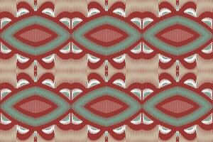 ikat naadloos patroon borduurwerk achtergrond. ikat ontwerpen meetkundig etnisch oosters patroon traditioneel.azteken stijl abstract vector ontwerp voor textuur, stof, kleding, verpakking, sarong.