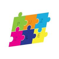 puzzel logo vector