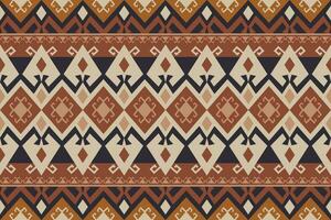 aztec kilim meetkundig patroon. aztec tribal meetkundig vorm naadloos patroon wijnoogst stijl. etnisch meetkundig patroon gebruik voor kleding stof, textiel grens, tapijt, kussen, behang, bekleding, enz. vector