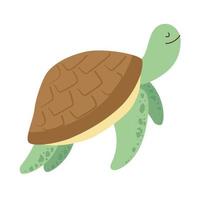 schildpad wild sealife dier icon vector