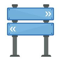 weg signalen en wegwijzer icoon vector