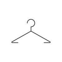 hanger kleding icoon vector ontwerp Aan wit achtergrond