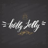 vrolijk kerstfeest kalligrafische letters. typografisch groetenontwerp. kalligrafie belettering voor vakantiegroet. hand getrokken belettering tekst vectorillustratie vector