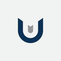 u letter logo alfabet ontwerp pictogram voor bedrijf vector