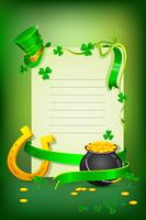 Saint Patrick's Day Card vector