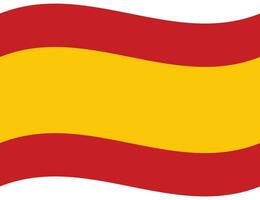 Spanje vlag Golf. vlag van Spanje. Spaans vlag vector