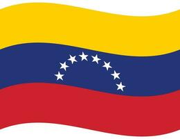 Venezuela vlag. Venezuela vlag Golf. vlag van Venezuela. vector