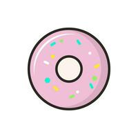 donut icoon vector ontwerp Sjablonen gemakkelijk en modern