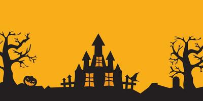 achtergrond vector ontwerp met halloween thema