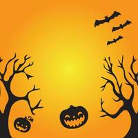 achtergrond vector ontwerp met halloween thema