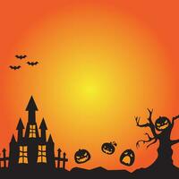 achtergrond vector ontwerp met halloween thema