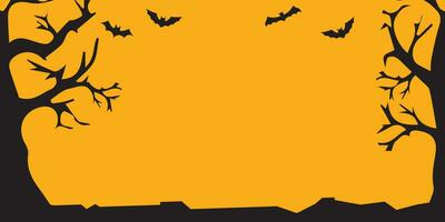 achtergrond vector ontwerp met halloween thema