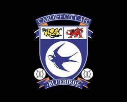 Cardiff stad club logo symbool premier liga Amerikaans voetbal abstract ontwerp vector illustratie met zwart achtergrond