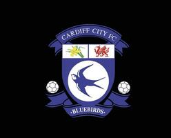 Cardiff stad club symbool logo premier liga Amerikaans voetbal abstract ontwerp vector illustratie met zwart achtergrond