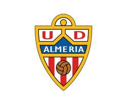 Almeria club symbool logo la liga Spanje Amerikaans voetbal abstract ontwerp vector illustratie