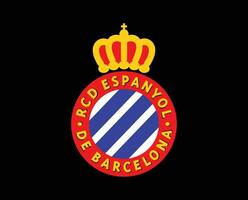 spanje club symbool logo la liga Spanje Amerikaans voetbal abstract ontwerp vector illustratie met zwart achtergrond