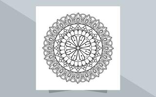 mandala illustratie, vector mandala geklets ontwerp