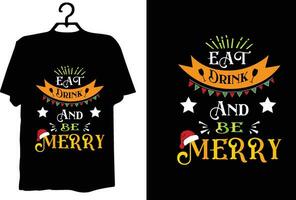 kerst t-shirt ontwerp vector