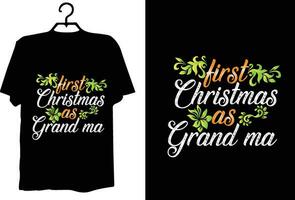 kerst t-shirt ontwerp vector