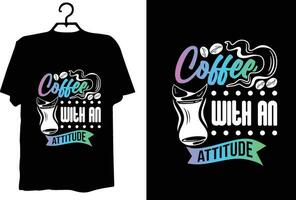 koffie t-shirt ontwerp vector