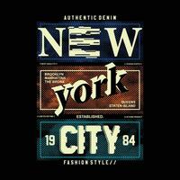 nieuw york stad grafisch, typografie vector, t overhemd ontwerp, illustratie, mooi zo voor gewoontjes stijl vector