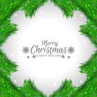 Stijlvolle decoratieve Merry Christmas-achtergrond vector