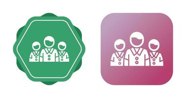 team vector pictogram