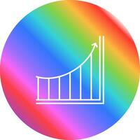 toenemend diagram vector icoon