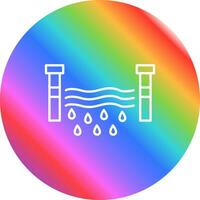 water dam vector icoon