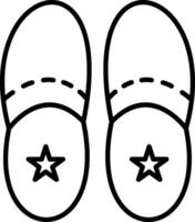 slippers vector icoon