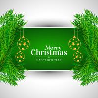 Decoratieve Merry Christmas celebartion achtergrond vector