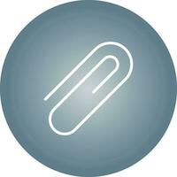 paperclip vector pictogram