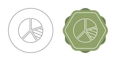 cirkeldiagram vector pictogram