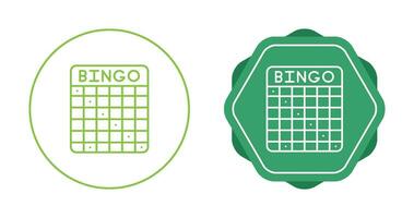 bingo vector icoon