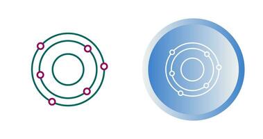 atomair structuur vector icoon