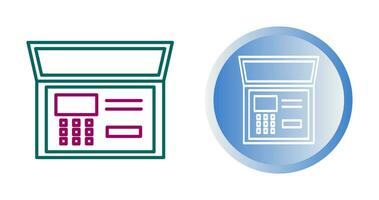 geldautomaat vector pictogram