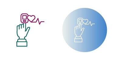 pulse oximeter vector icoon