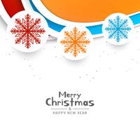 Abstracte Merry Christmas festival begroeting achtergrond vector