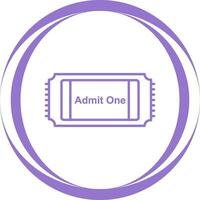 film ticket vector icoon