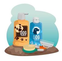 set items dierenwinkel pictogrammen vector