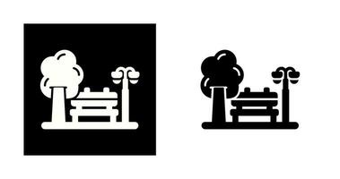 park vector pictogram