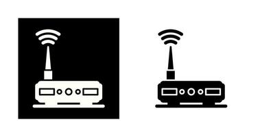 Wifi router vector icoon